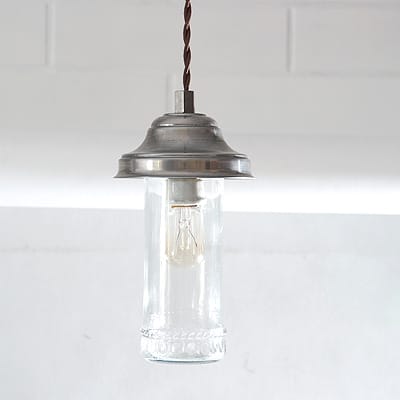 Lampa Wisząca Loft Brass & Glass #073