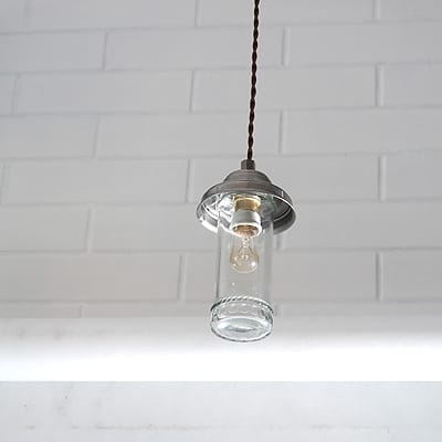 Lampa Wisząca Loft Brass & Glass #073 - obrazek 4
