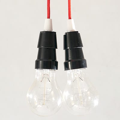 Lampa Double Nud Lamp Cable Red No2 #078 - obrazek 2