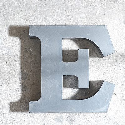 Loft Steel Letter E #116