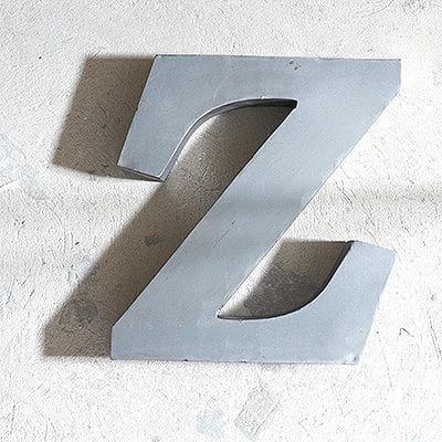 Loft Steel Letter Z #117