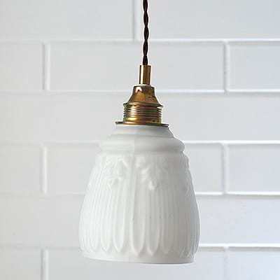Lampa Retro Milky Glass #148
