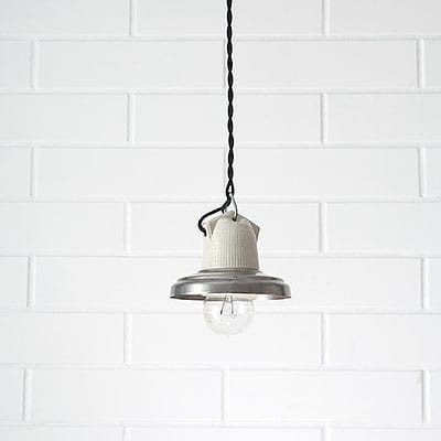 Lampa Wisząca Loft Silver & White Porcelain No2 #134 - obrazek 2