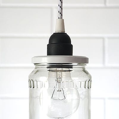 Lampa Wisząca Glass Jar B&W #051 - obrazek 2