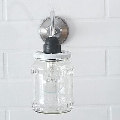 Kinkiet Glass Jar B&W No2 #156 - obrazek 2