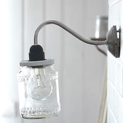 Kinkiet Glass Jar B&W No2 #156 - obrazek 3