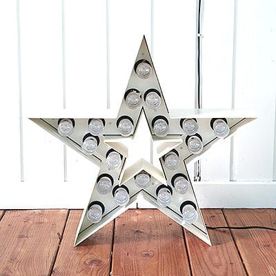 The First White Small Star Regular Bulb #176