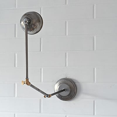 Kinkiet Steel & Brass Loft Paris Double Move #179 - obrazek 2