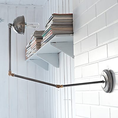 Kinkiet Steel & Brass Loft Paris Double Move #179 - obrazek 4