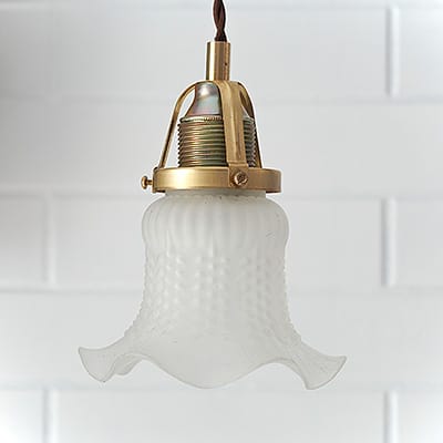 Lampa Retro Brass & Glass  #198