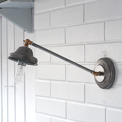 Kinkiet Steel & Brass Loft Paris Move #184 - obrazek 3