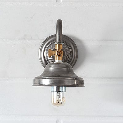 Kinkiet Steel & Brass Loft Paris Move #189 - obrazek 2