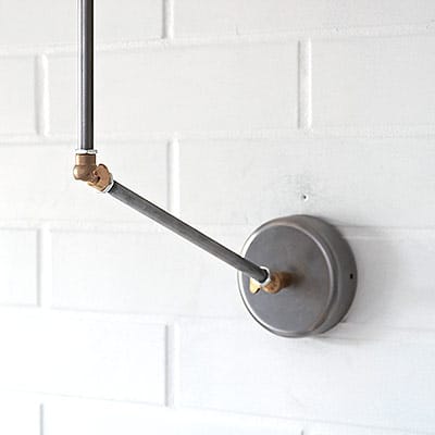 Kinkiet Steel Loft Paris Double Move Brass #201 - obrazek 2