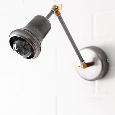 Kinkiet Steel Loft Paris Double Move Brass No2 #226