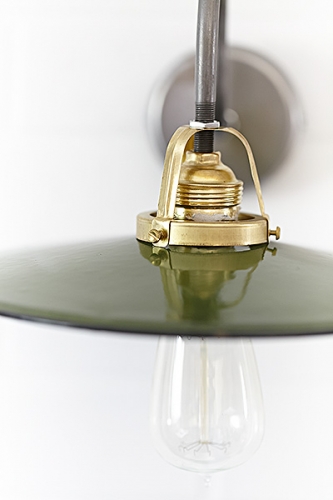 Kinkiet Parisien Enamel Brass #231 - obrazek 3