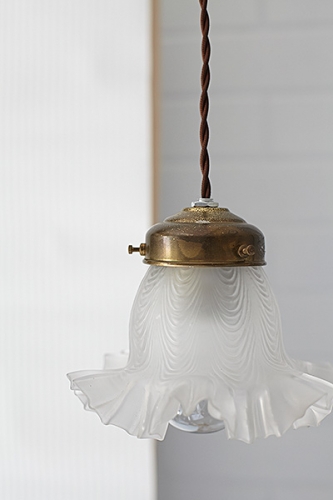 Lampa Retro Brass & Glass Paris Bistro #242 - obrazek 3