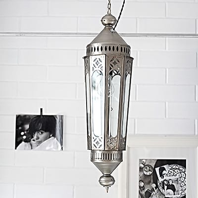 Marokańska Lampa Steel Loft & Glass #260
