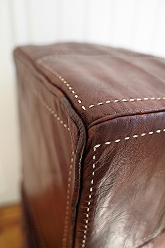 Marokańska Pufa Loft Leather Fez #259 - obrazek 2