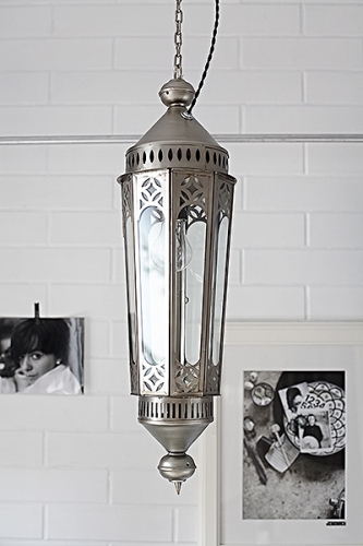 Marokańska Lampa Steel Loft & Glass #260 - obrazek 2