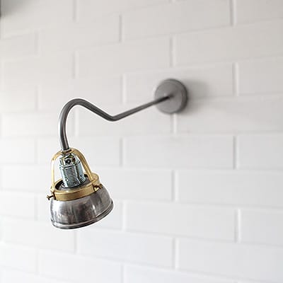 Kinkiet Industrialny Loft Chic Brass Long Vol2 #282