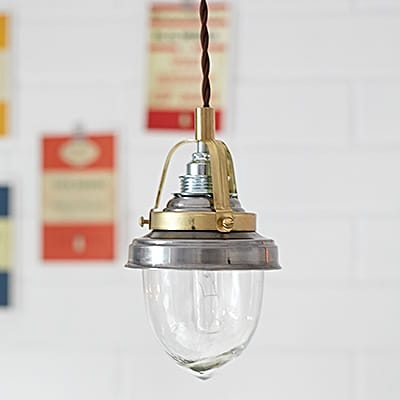 Lampa Wisząca Loft Brass & Glass #276