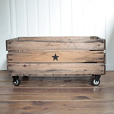 Skrzynka Industrialna na Stalowych Kołach #283