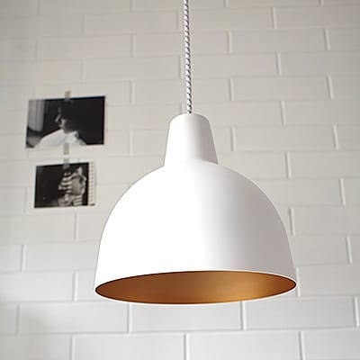 Lampa Industrialna White & Gold Loft #308