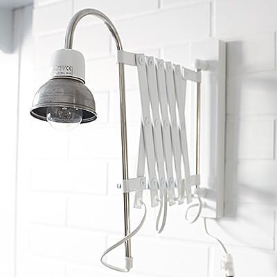 Duża Lampa Nożycowa Industrial Factory Loft White #330