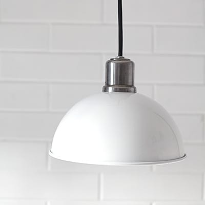 Lampa Industrialna Loft Heavy Steel White #329