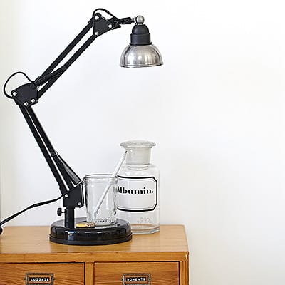 Lampa Stołowa Industrialna Black Factory Vol2 #357