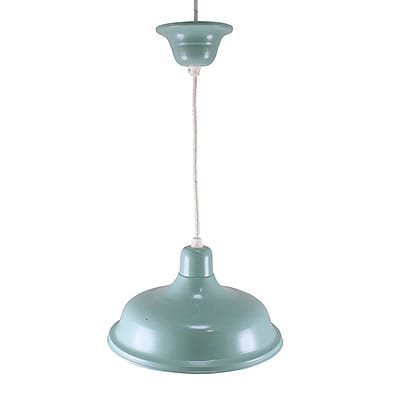 Lampa Industrialna Enamel Tourquise Marché des Enfants Rouges #3