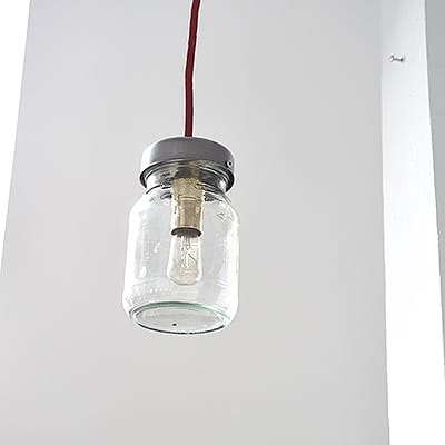 Lampa Industrialna Loft Paris Glass Red #384 - obrazek 2