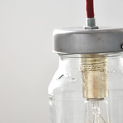 Lampa Industrialna Loft Paris Glass Red #384 - obrazek 3