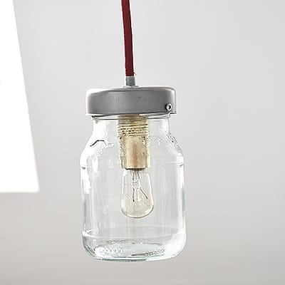 Lampa Industrialna Loft Paris Glass Red #384 - obrazek 4