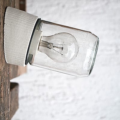 Lampa Industrialna Wall Heavy Duty Loft Porcelain Vol12 #390