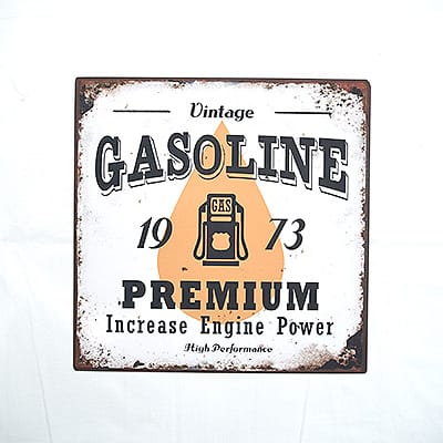 Szyld Loft Vintage Gasoline Premium 1973 #396