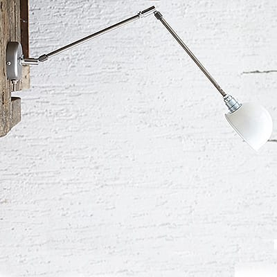 Kinkiet Industrialny Zorki Factory Loft White Long #400