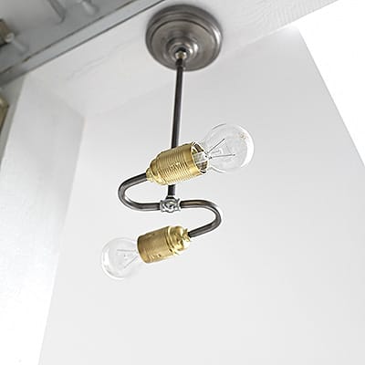 Lampa Industrialna Paris Bistrot Double Gold #414