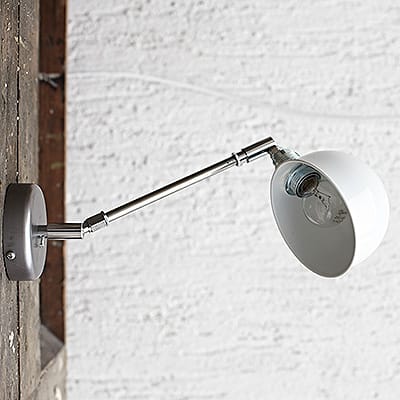 Kinkiet Industrialny Zorki Factory Loft White #423