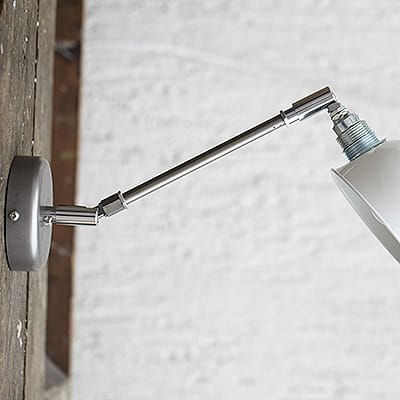 Kinkiet Industrialny Zorki Factory Loft White #423 - obrazek 2