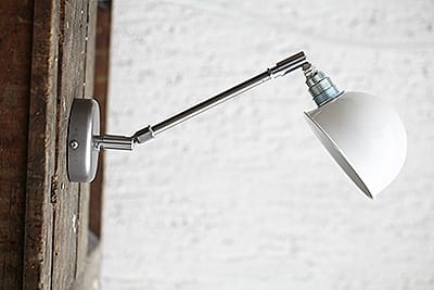 Kinkiet Industrialny Zorki Factory Loft White #423 - obrazek 4