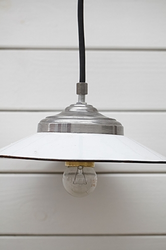 Lampa Industrialna Enamel Loft White Factory No.2 #426 - obrazek 3