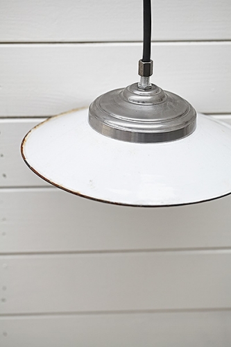 Lampa Industrialna Enamel Loft White Factory No.2 #426 - obrazek 5