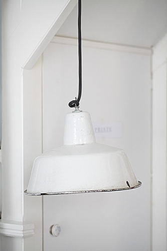 Lampa Industrialna Enamel Loft White Factory #425 - obrazek 2