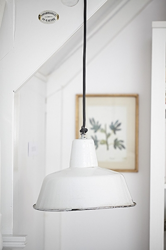 Lampa Industrialna Enamel Loft White Factory #425 - obrazek 4