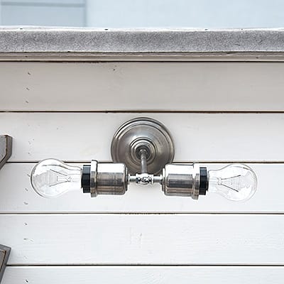 Kinkiet Industrialny Loft Paris Bistrot Double Vol4 #431 - obrazek 2