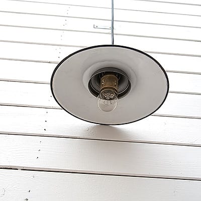 Lampa Industrialna Enamel Loft White Factory No.3 #429 - obrazek 2