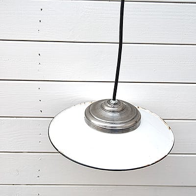 Lampa Industrialna Enamel Loft White Factory No.3 #429 - obrazek 4
