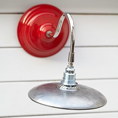 Kinkiet Industrialny Loft Red & White #438