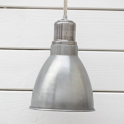 Lampa Industrialna Loft Steel Silver #439